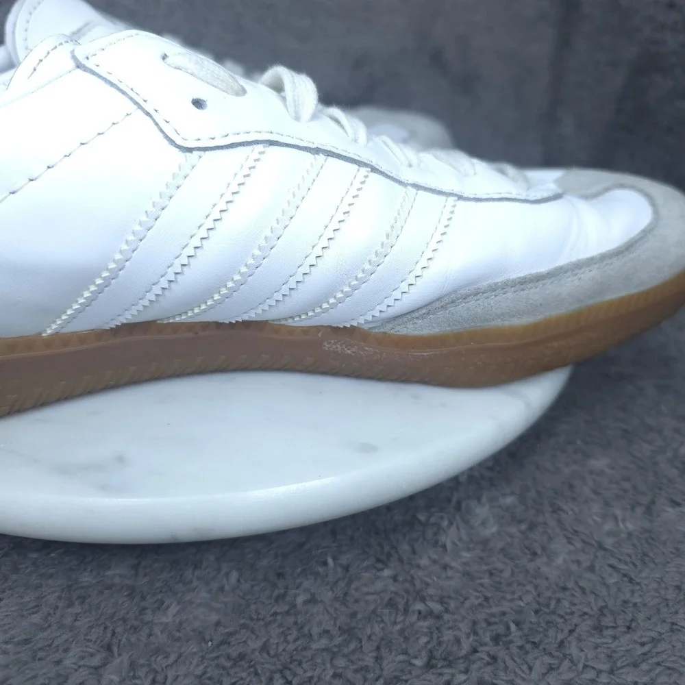 Real Madrid Shoes Mens 48 White Soccer Adidas Samba Leather Indoor Gum Sole